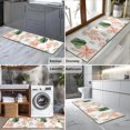 thumbnail image 2 of Pioneer Flower Floral Print Pattern Kitchen Rug Mat,Kitchen Runner Rugs Non Skid Washable,Decorative Kitchen Floor Mats for Kitchen,Sink,Laundry,17"X47", 2 of 5