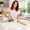 White, variant on Non-Adhesive Shelf Liner, Thick Strong Grip Drawer Liners for Kitchen Cabinets, Heavy-Duty Easy Cut Cabinet Liners for Shelves, Pantry, Bathroom Cupboards - 15.7" wd