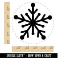 thumbnail image 2 of Star Snowflake Self-Inking Rubber Stamp Ink Stamper - Blue Ink - Large 1-1/2 Inch, 2 of 7
