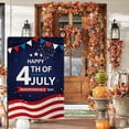 thumbnail image 6 of SLYNSHome 4th of July Garden Flag 12 x 18 Inch Patriotic Decorations Double Sided Blue Red White USA Flag Star Independence Day Memorial Day Yard Outside Decor, 6 of 6
