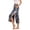 Dark Blue(Floral Print), variant on Tear Away Capri Pants for Women Breakaway Post Surgery Recovery Wide Leg Floral Print Replacement Adaptive Scrub Pants for Women White XXL