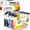 Brother LC20EBK LC20EC LC20EM LC20EM Ink Cartridges, variant on High Capacity SP01 SP-1 Ink Cartridge 4-Pack Replacement for Brother SP01 Ink Cartridges SP01BKS SP01CS SP01MS SP01YS for Thermo Sublimation SP-1 Printer Ink, (4-Pack)