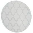 thumbnail image 2 of SAFAVIEH Machine Washable Rug Indoor/Outdoor Bermuda Collection - Bermuda Abraham Geometric Quatrefoil Indoor/Outdoor Area Rug Ivory/Light Grey, 6'7" x 6'7" Round, 2 of 7