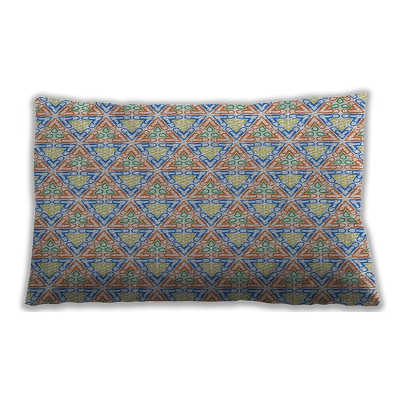 Ahgly Company Indoor Rectangular Patterned Lumbar Throw Pillow, 13 inch by 19 inch