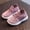Purple, variant on VOUZZA Kids Colorblock Platform Sneakers, Breathable Mesh Panel Athletic School Shoes with Hook and Loop Strap, Lightweight Anti- Footwear
