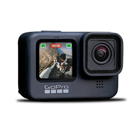GoPro HERO9 Black - Waterproof Action Camera with Front LCD and Touch Rear  Screens, 5K Ultra HD Video, 20MP Photos, 1080p Live Streaming, Webcam,
