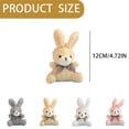 thumbnail image 3 of YYKihy Bunny Keychain Key Chain Plush Bunny Keychain Plush Pendant Decorative Bunny Pendants Plush Toy Backpack Keychain Pendant Bag Accessories, 3 of 8