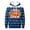 Dark Blue, variant on JIAYUE Men Christmas Hoodie Long Sleeve Xmas Light Plaid Graphic Drawstring Long Sleeve Hooded Sweatshirt for Fall Outdoor Wear