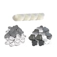 thumbnail image 2 of 100 X Insignias De Botones En Blanco Materiales Suministro De Carcasas De Metal Para La Fabricación De Insignias Sunnimix Parte de la insignia del botón, 2 of 8