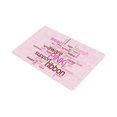 thumbnail image 2 of MKHERT Inspirational Quotes Breast Cancer Awareness Ribbon Doormat Rug Home Decor Floor Mat Bath Mat 30x18 inch, 2 of 3
