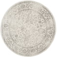 thumbnail image 2 of Safavieh Shawn Traditional Faded Area Rug, Ivory/Silver, 6' x 6' Round, 2 of 8