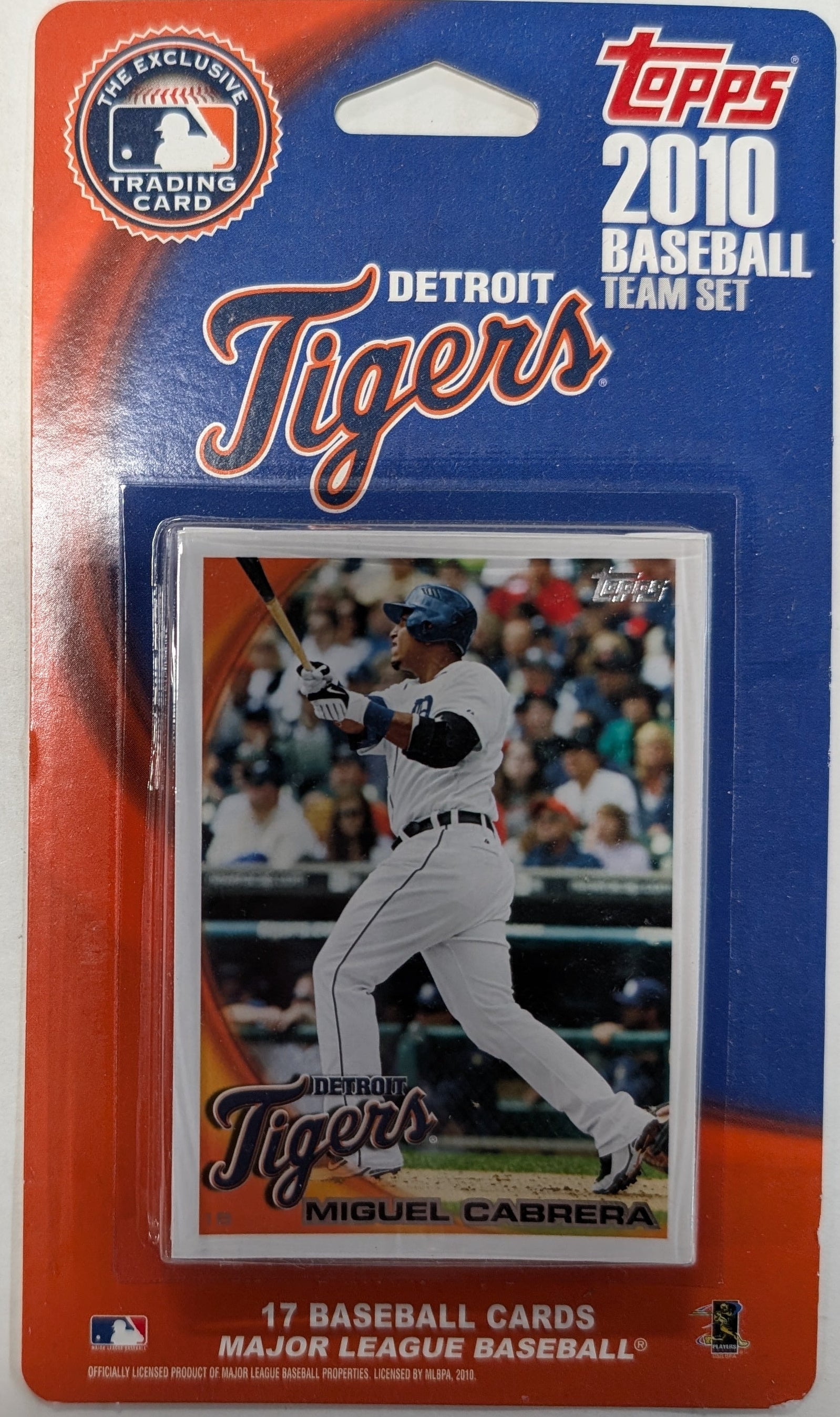 2010 Topps Detroit Tigers Factroy Team Set Miguel Cabrera Justin ...