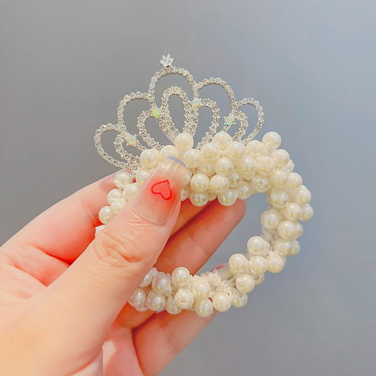 Pearl Hair Pins, Pearl Hair Chain, Princess Hair Accessories, Gold
