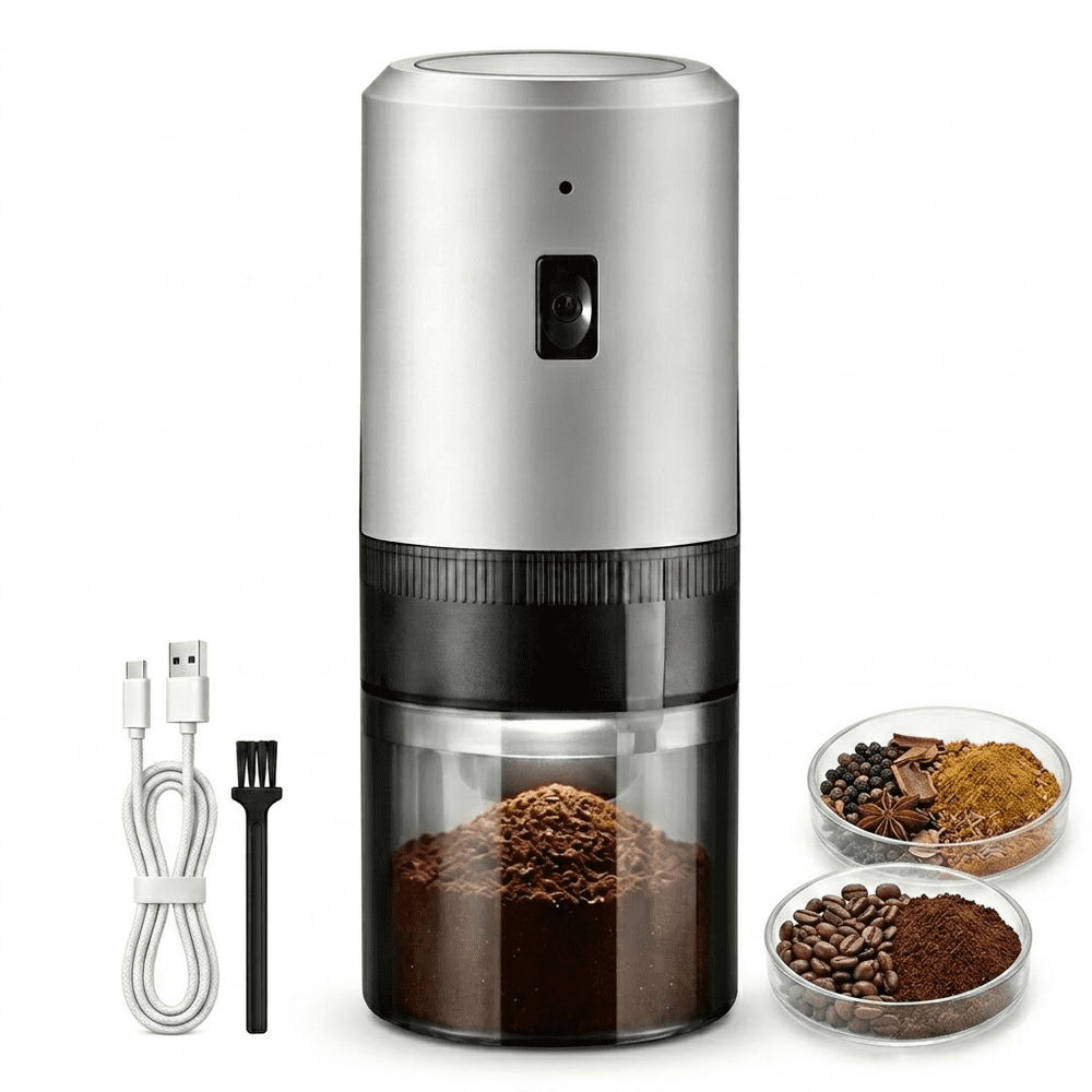 Coffee Grinder, Portable Electric Coffee Bean Grinder Fast Grinding Coffee Grinders for Home Use