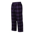 thumbnail image 6 of Cutuoiiu Plaid Capri Pants for Women Drawstring Elastic Waist Casual Cropped Pants with Pockets, 6 of 7