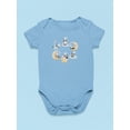 thumbnail image 3 of Sleepy Baby Pandas Bodysuit Infant -Image by Shutterstock,  12 Months, 3 of 4