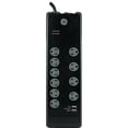 thumbnail image 2 of GE Surge Protector con 10 puntos de venta y 2 puertos USB, Twist-to-Lock, Black, 13476, 2 of 2