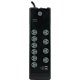 thumbnail image 2 of GE Surge Protector con 10 puntos de venta y 2 puertos USB, Twist-to-Lock, Black, 13476, 2 of 2