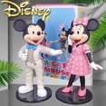 thumbnail image 2 of Figuras de acción de Mickey Mouse y Minnie de Pvc, set de 2 unidades, modelo de estatua, juguetes de decoración, regalo, 2 of 5