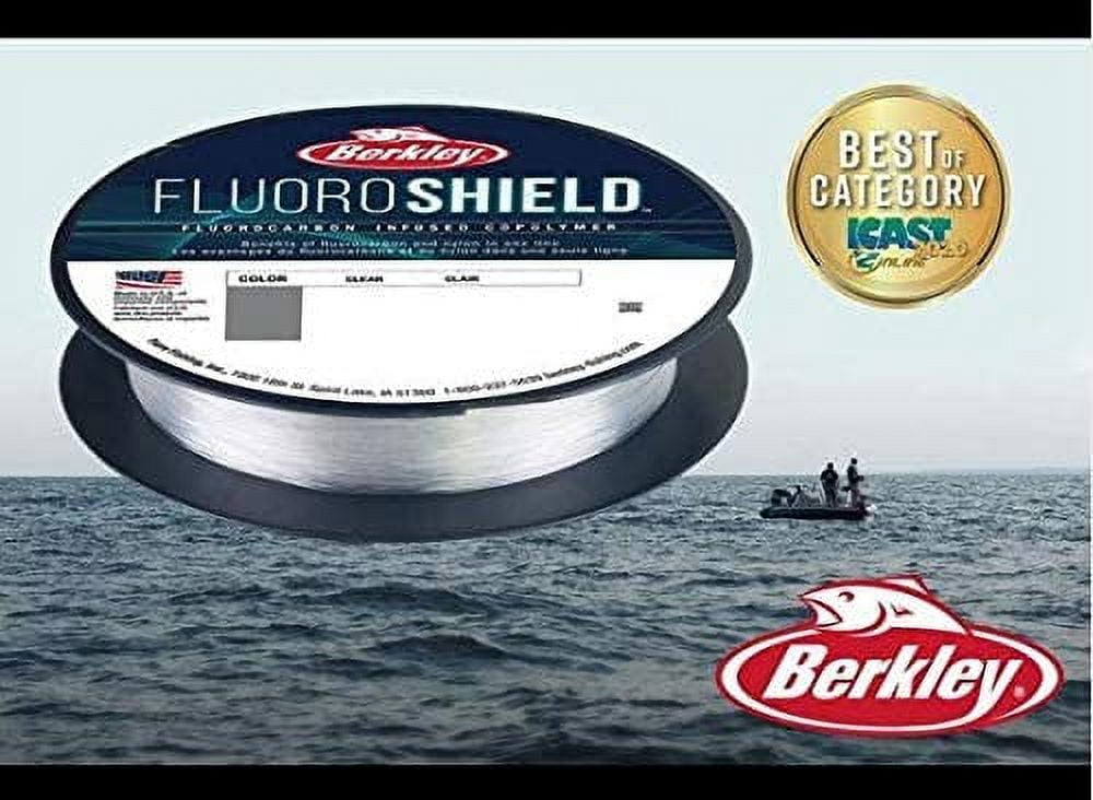 Berkley FluoroShield™ Fishing Line, Clear, 15 lb Test Strength, 300 yd
