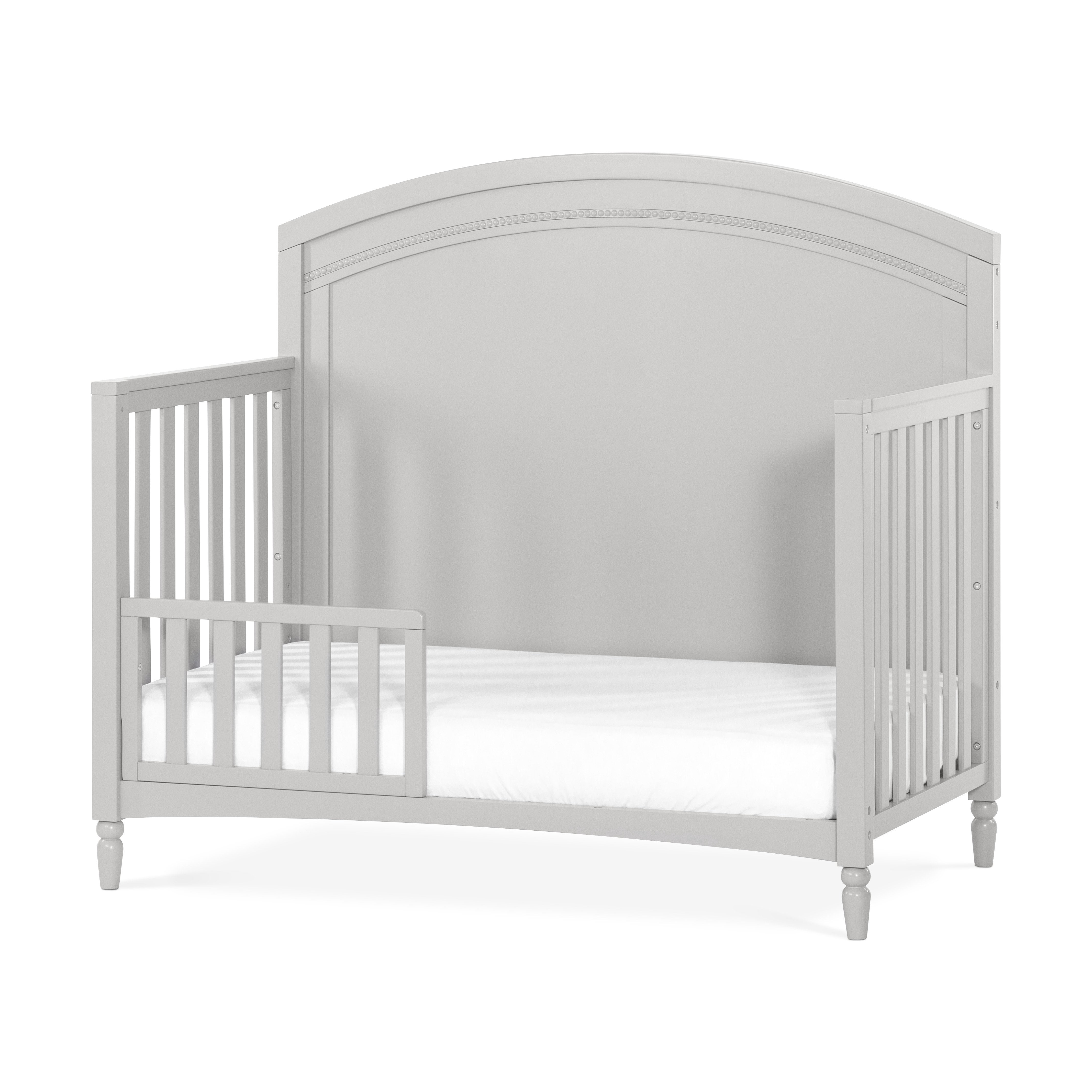 Stella 4-in-1 Convertible Baby Crib in Gentle Gray by Child Craft