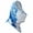 Seafoam, variant on Tie Dye Fishing UV Face Protection Mask Gaiter, One Size (Tie Dye - Fusion Coral, 1)
