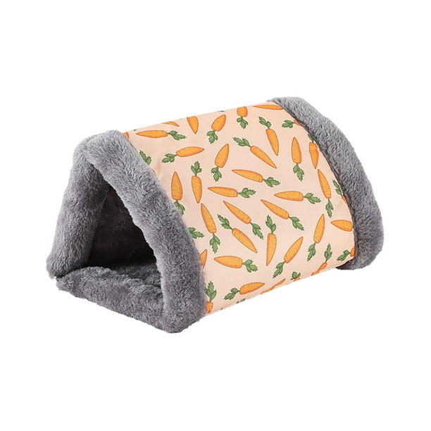 Cama para conejillos de indias, casa pequeña para hámster, escondite para hámster de felpa, cama nido cálida para cobayas, ratas y chinchillas