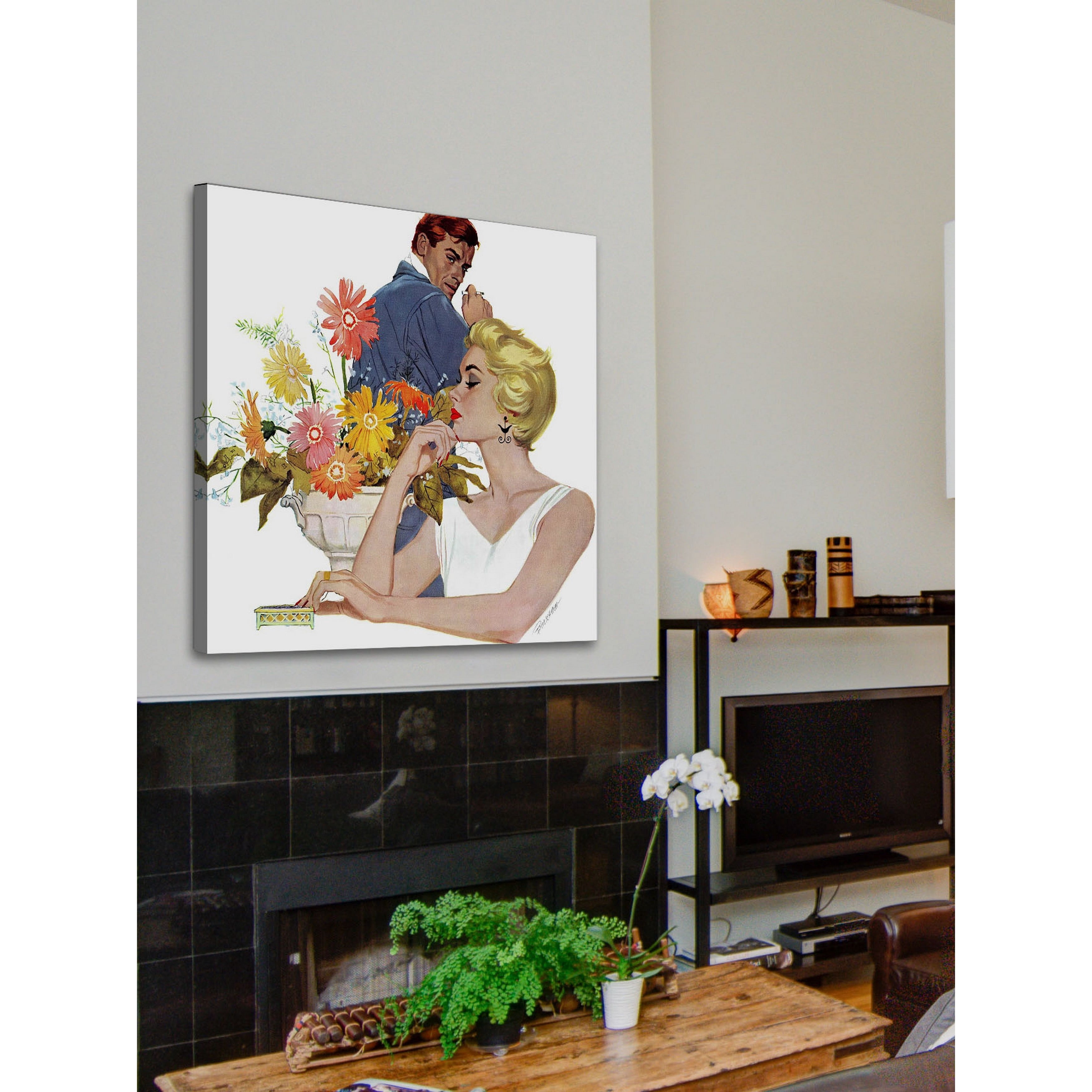 Marmont Hill "Anniversary Quarrel" by Lynn Buckham Painting Print on Canvas