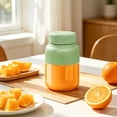 thumbnail image 4 of Darzheoy Portable Blender, Compact USB-Rechargeable Personal Juicer Blender Cup for Fresh Juice, Mini Portable Fruit Mixer and Smoothie Maker for Home, Office, Gym, Outdoor, Travel, 4 of 7