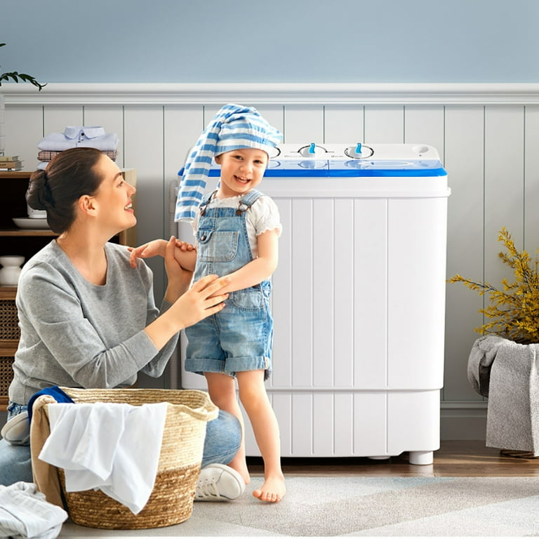 GVN Space Saving Full-Automatic Washer,Washing Machine,17.6 lbs