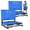 Type 01, variant on Lnow 2 Pack Stadium Seats, Portable Grandstand Chairs with Shoulder Strap and Storage Bag, Bleacher Chairs for Stadium, Outdoor Camping, Beache, Concert, Blue