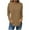 Brown, variant on Scyoekwg Womens Fall Tops Dressy Casual Cewneck Basic Dressy Tunic Shirts Comfy Loose Lightweight Long Sleeve Tops Solid Color Fall Clothes Vintage Pullover