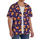 thumbnail image 2 of Fotbe Candy Corn (2) Camisa Estampada de Manga Corta para Hombre, Casual de Verano, Estilo Playero, Sin Arrugas-4X-Large, 2 of 5