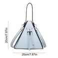 thumbnail image 3 of Triangle Crossbody Bag Personalized Shoulder Handbag with Drawstring Closure Convertible Carry Style Everyday Purse for Commuting Shopping Dating Travel Outdoor Use Home Outdoor Daily Carry, 3 of 7