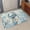 Blue, variant on Small Door Mat Indoor Outdoor 15.7"x23.6",Red Christmas Absorbent Non Slip Entry Rug,Snowman Xmas Tree Snowflake Gifts Elk Low Profile Welcome Mat for Front/Side Door Apartment Entrance Bathroom
