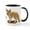 White/Black Inside, variant on CafePress - Fennec Fox Mug - 11 oz Ceramic Mug - Novelty Coffee Tea Cup