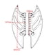 thumbnail image 5 of Clavos para el pie de la motocicleta, estiramiento del conductor delantero, reposapiés, tablas del piso, diseñado para modelos 86-15 - Cromo Sunnimix Reposapiés para motocicleta, 5 of 8