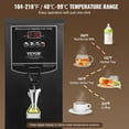 thumbnail image 3 of VEVOR Bouilloire d'Eau Commerciale 10 L Distributeur d'Eau Chaude Électrique en Acier Inoxydable, 3 of 9