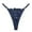 Blue, variant on Women's Panties Ladies Fashion Europe And America Lace Underwear Thong in Large Size Elegant Skimpy Lace for Modern Women Red M