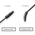 thumbnail image 2 of 100 Pcs Disposable Eyelash Brushes, Eye Lash Brush, Spoolies for Eyelash Extensions(Black), 2 of 5