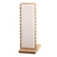 thumbnail image 4 of Desktop Jewelry Display Stand White Leather Surface Necklace Holder Rack 27x10cm, 4 of 8