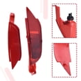 thumbnail image 2 of 1 Pair Car Rear Bumper Reflector Fog Light For Ford Fiesta MK6 MK7 2008-2012, 2 of 11