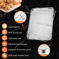 thumbnail image 2 of Baking Sheet with Wire Rack, Leonyo 16"+12.5"+9" Baking Sheet & Cooling Rack, Commercial Stainless Steel Nonstick Cookie Sheets for Baking, Cooking, Roasting - 6 Pack (3 Sheets + 3 Racks), 2 of 8