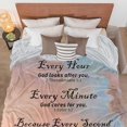 thumbnail image 3 of Christian Gifts for Women, Religious Bible Verse Blanket, Goddaughter Gifts from Godmother, Pastor Appreciation Gifts, Catholic Prayer Blanket Inspirational Scripture Blanket 60x50, 3 of 6