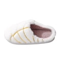 thumbnail image 5 of Womens Fuzzy Slippers for Home Bedroom Winter Warm Furry House Slip on Shoes Comfy Plush Non Slip Spa Slides, 5 of 6