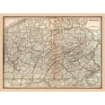 thumbnail image 2 of Unknown 24x19 White Modern Wood Framed Museum Art Print Titled - Pennsylvania -1894, 2 of 4