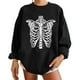thumbnail image 1 of Sudadera Para Mujer Moda Estampado Cuello Redondo Pullover Tops Manga Larga Cómoda Blusa Sudadera Odeerbi ODB128742, 1 of 6