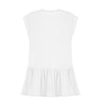 thumbnail image 4 of Niña Vestido de Primavera Estiramiento Suave Cómodo Casual Vestidos Sueltos para 5-14 Años Vestido de Verano de Manga Corta, 4 of 8