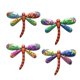 thumbnail image 1 of Metal Dragonfly Decor Wall Sculptures Ornaments Garden Art for Patio Porch Fence Backyard Outdoor Hanging Decoration ArtworkPurpleGERMANY He Qiyong unisex, 1 of 1
