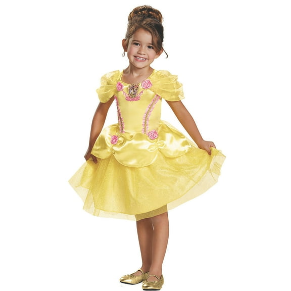 Disguise Toddler Girls' Disney Beauty and the Beast Belle Dress Costume - 3T-4T